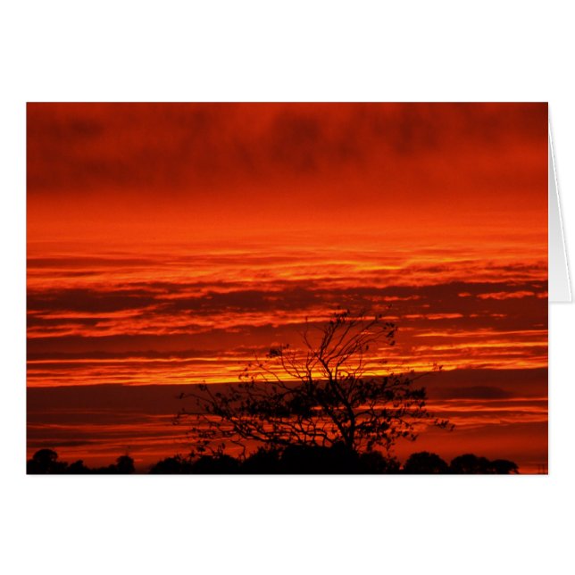 Irish Sunset, Cork, Ireland Cards (Vorderseite (Horizontal))