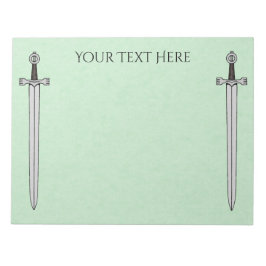 Irish Sword Notizblock