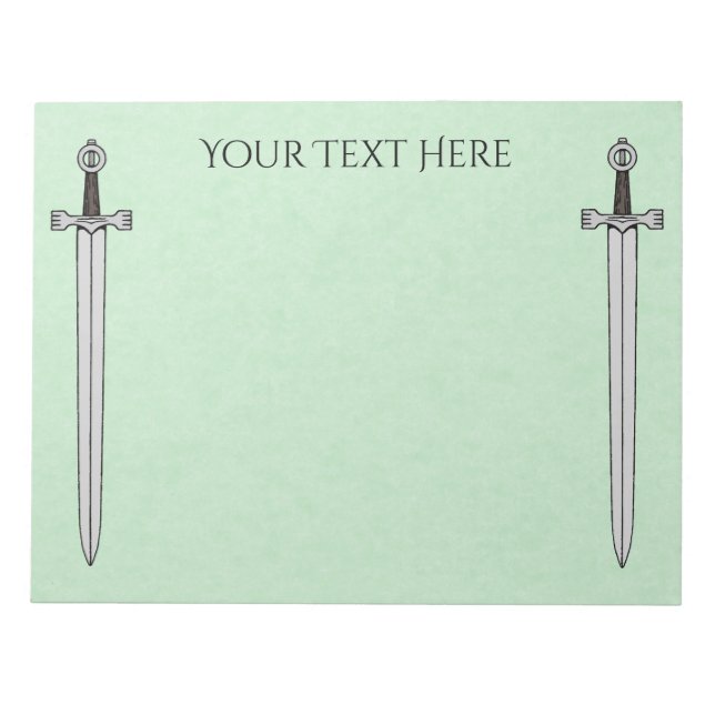 Irish Sword Notizblock (Vorderseite)