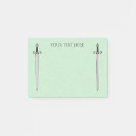 Irish Sword Post-it Klebezettel
