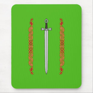 Irish Sword und Knüpfarbeit Mousepad