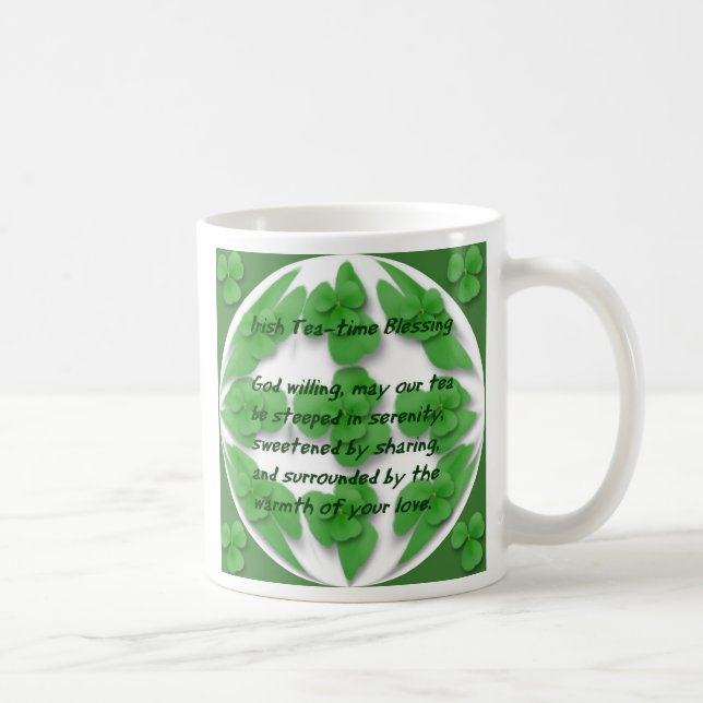 Irish Tea-Time Segen Kaffeetasse (Rechts)