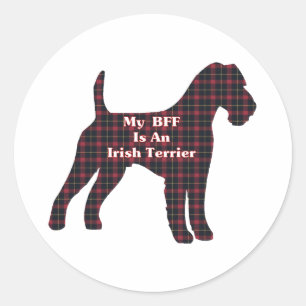 Irish Terrier BESTE FREUNDIN Aufkleber