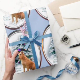 Irish Terrier Christmas Geschenkpapier