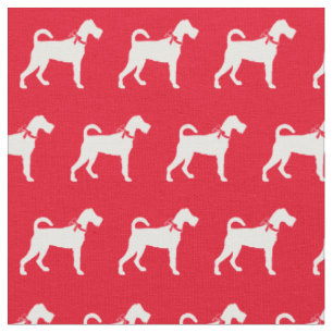 Irish Terrier Dog Silhouette Pet Red Stoff