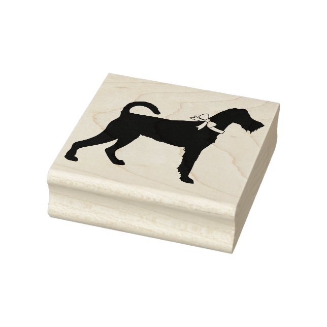 Irish Terrier Doppy Puppy Gummistempel (Stempel)