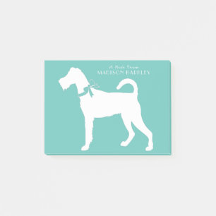Irish Terrier Doppy Puppy Post-it Klebezettel