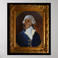 Irish Terrier "Gentleman" Malerei Art