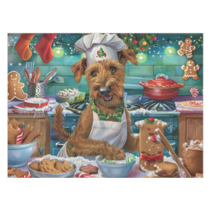 Irish Terrier Holiday Baking: Festliche Weihnachte Tischdecke