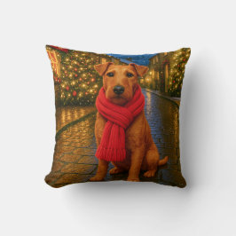 Irish Terrier Holiday  Kissen