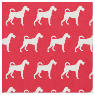 Irish Terrier Hund Silhouette Haustier Rot Stoff