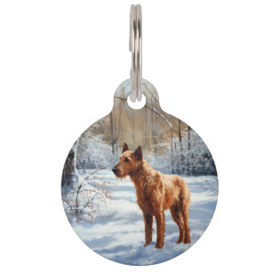 Irish Terrier Let It Snow Weihnachten Haustiermarke