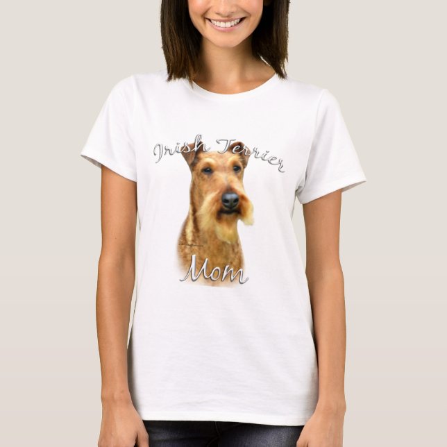 Irish Terrier Mama 2 T-Shirt (Vorderseite)