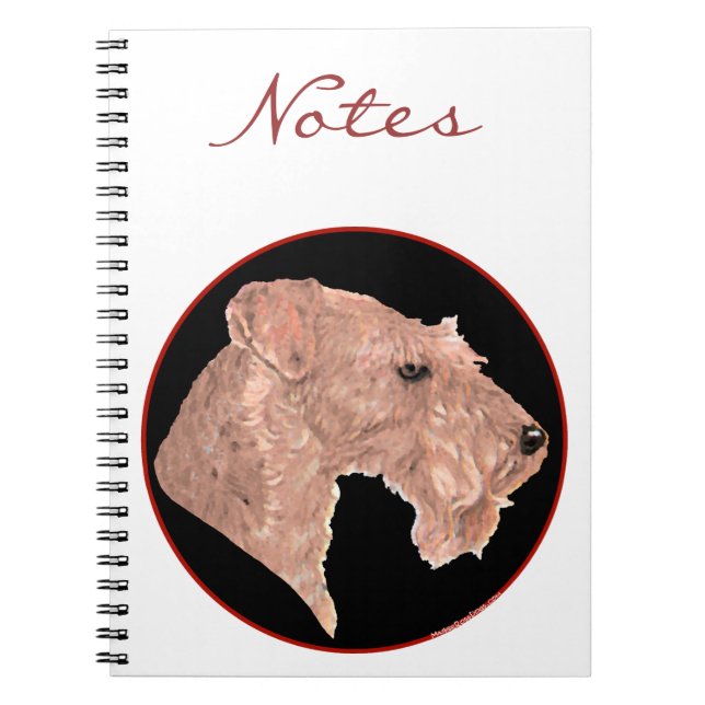 Irish Terrier Notizblock (Vorderseite)