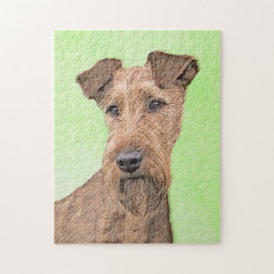 Irish Terrier Painting - Niedliche Hundekunst