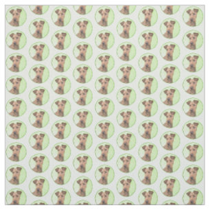 Irish Terrier Painting - Niedliche Hundekunst Stoff