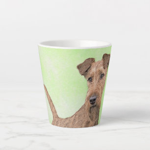 Irish Terrier Painting - Niedliche Original Dog Ar Milchtasse
