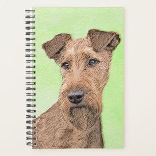 Irish Terrier Painting - Niedliche Original Dog Ar Planer