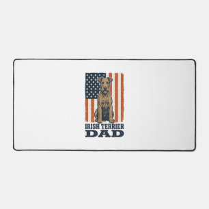 Irish Terrier Papa Patriotique Vintage