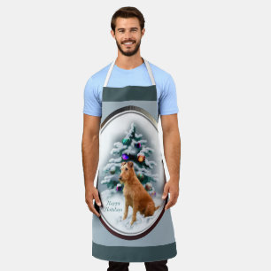Irish Terrier Personalisiert Weihnachten Schürze