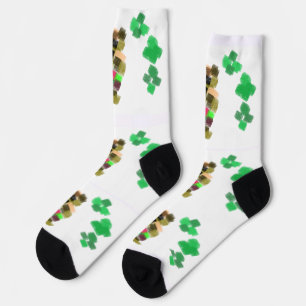 Irish-Terrier St. Patrick’s Day Spaß Socken