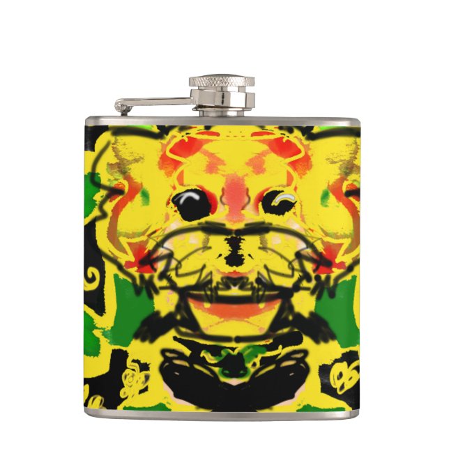 Irish Terrier St Patrick Style Socks Tasse T Flachmann (Vorderseite)