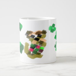 Irish terrier St Patrick's day fun Jumbo-Tasse