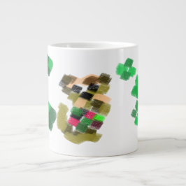 Irish terrier St Patrick's day fun Jumbo-Tasse