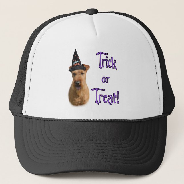 Irish Terrier Trick Truckerkappe (Vorderseite)