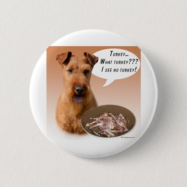 Irish Terrier Türkei Button (Vorderseite)