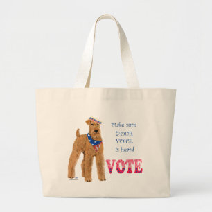Irish-Terrier-Wahlen Jumbo Stoffbeutel