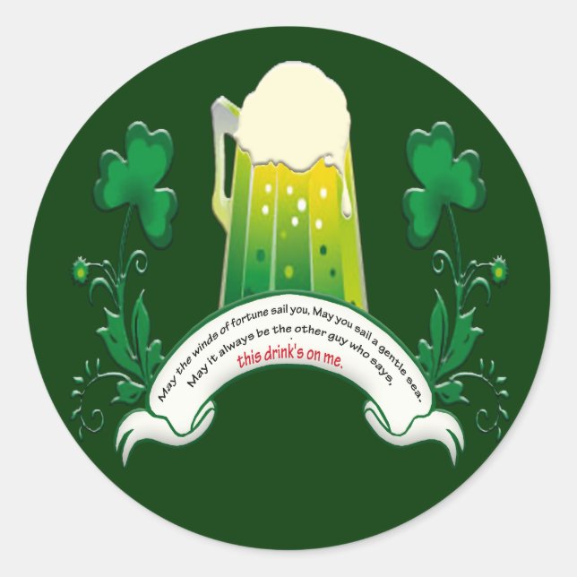 Irish Toast Stickers (Vorderseite)