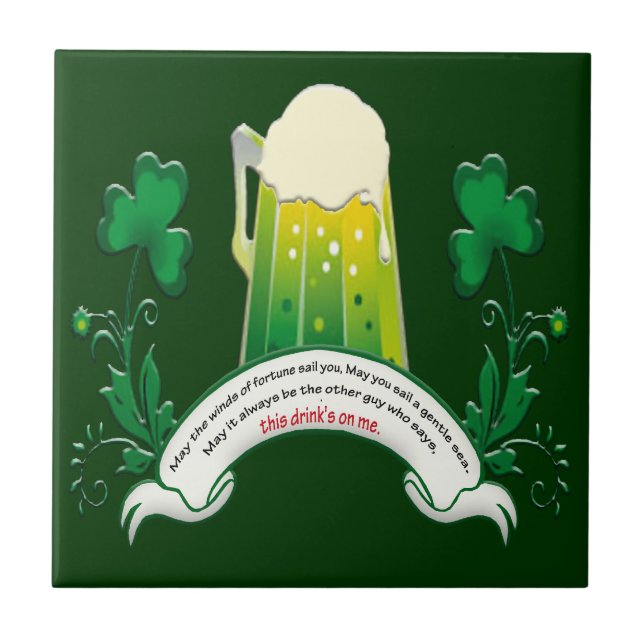 Irish Toast Tile Fliese (Vorderseite)