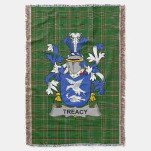 Irish Treacy or Tracy Coat of Arms Familienwappen  Decke