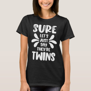 Irish Twins Mama 2 Kinder Nah im Alter von 2 Junge T-Shirt