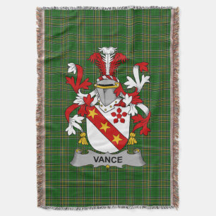 Irish Vance Coat of Arms Familienwappen Irland Decke