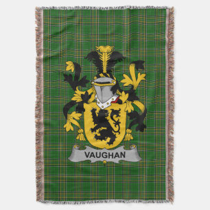 Irish Vaughan Coat of Arms Familienwappen Irland Decke