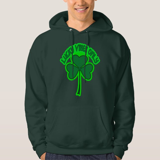 Irish Vibes St Patrick’s Day Shirt – Moletom (Vorderseite)