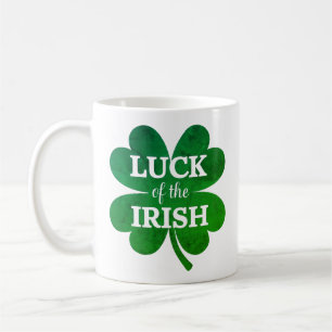 Irish Vierblättriges Kleeblatt Kaffeetasse