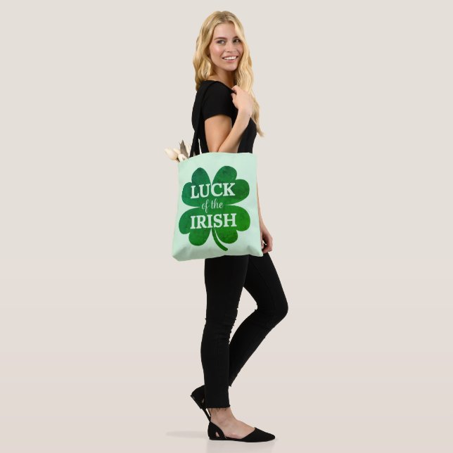 Irish Vierblättriges Kleeblatt Tasche (Am Model)