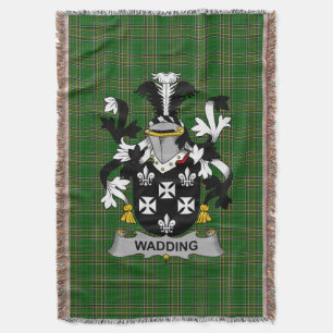 Irish Wadding Coat of Arms Familienwappen Irland Decke