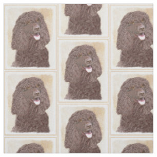 Irish Water Spanel Painting - Original Dog Art Stoff