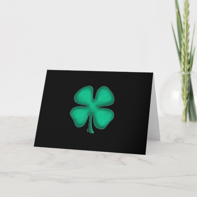 Irish Weck Grußkarte (horiz) Karte (Vorderseite)
