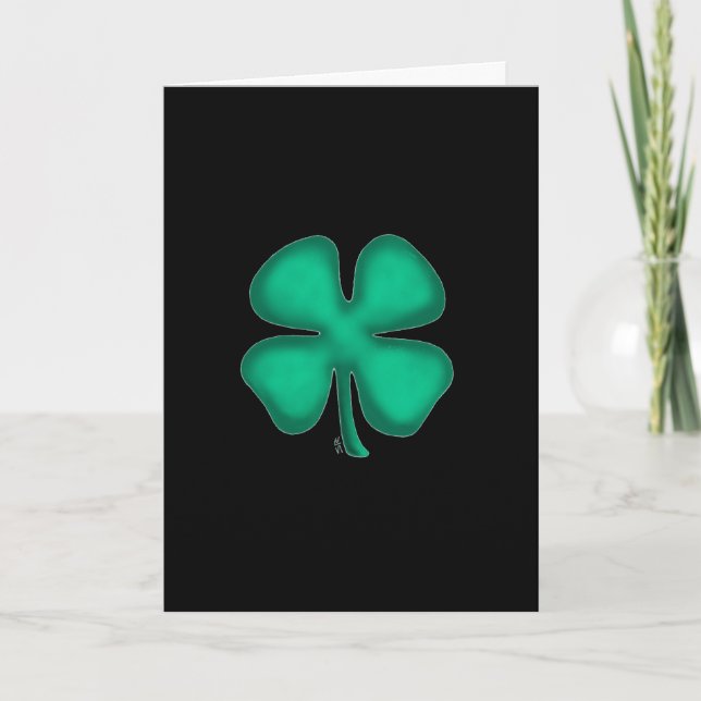 Irish Weck Grußkarte (Vert) Karte (Vorderseite)