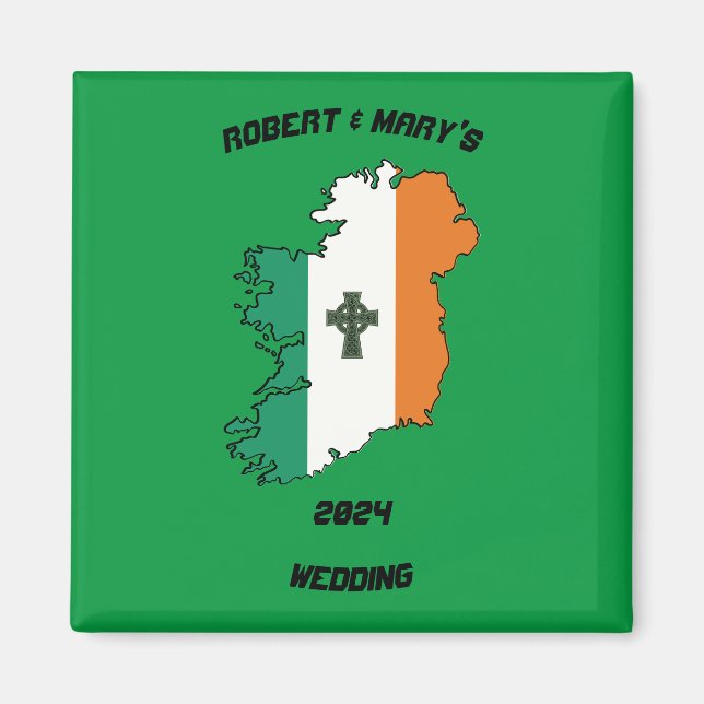 Irish Wedding Gift Magnet (Vorne)