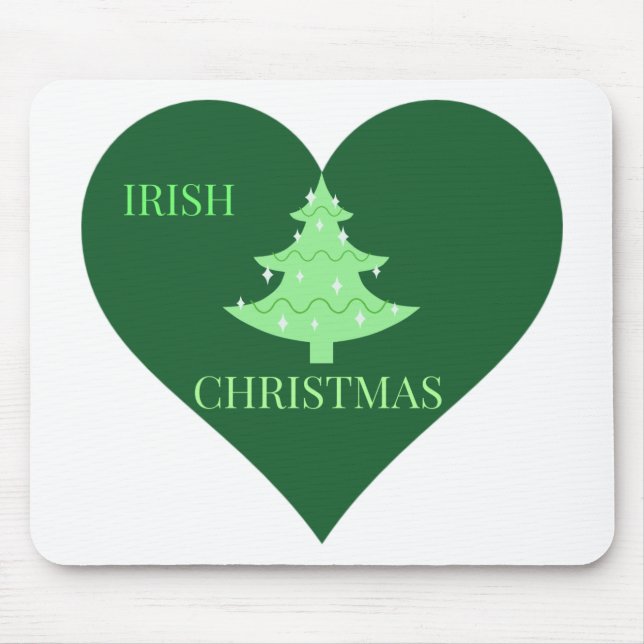 Irish Weihnachten Mousepad (Vorne)