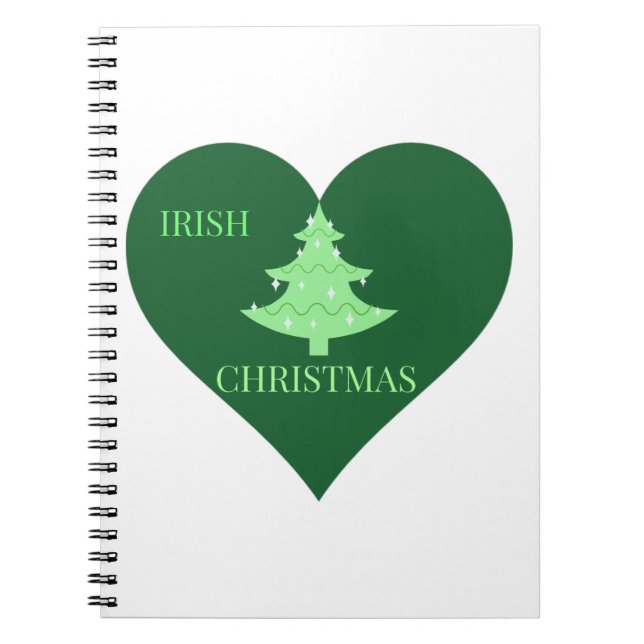 Irish Weihnachten Notizblock (Vorderseite)