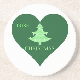 Irish Weihnachten Sandstein Untersetzer