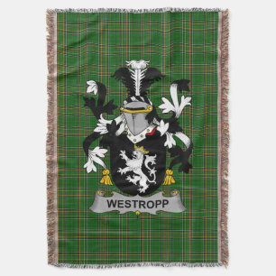 Irish Westropp Coat of Arms Familienwappen Irland Decke