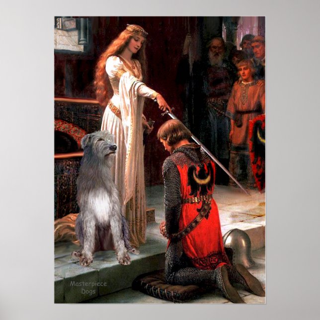 Irish Wolfhound 1 - The Accolade Poster (Vorne)